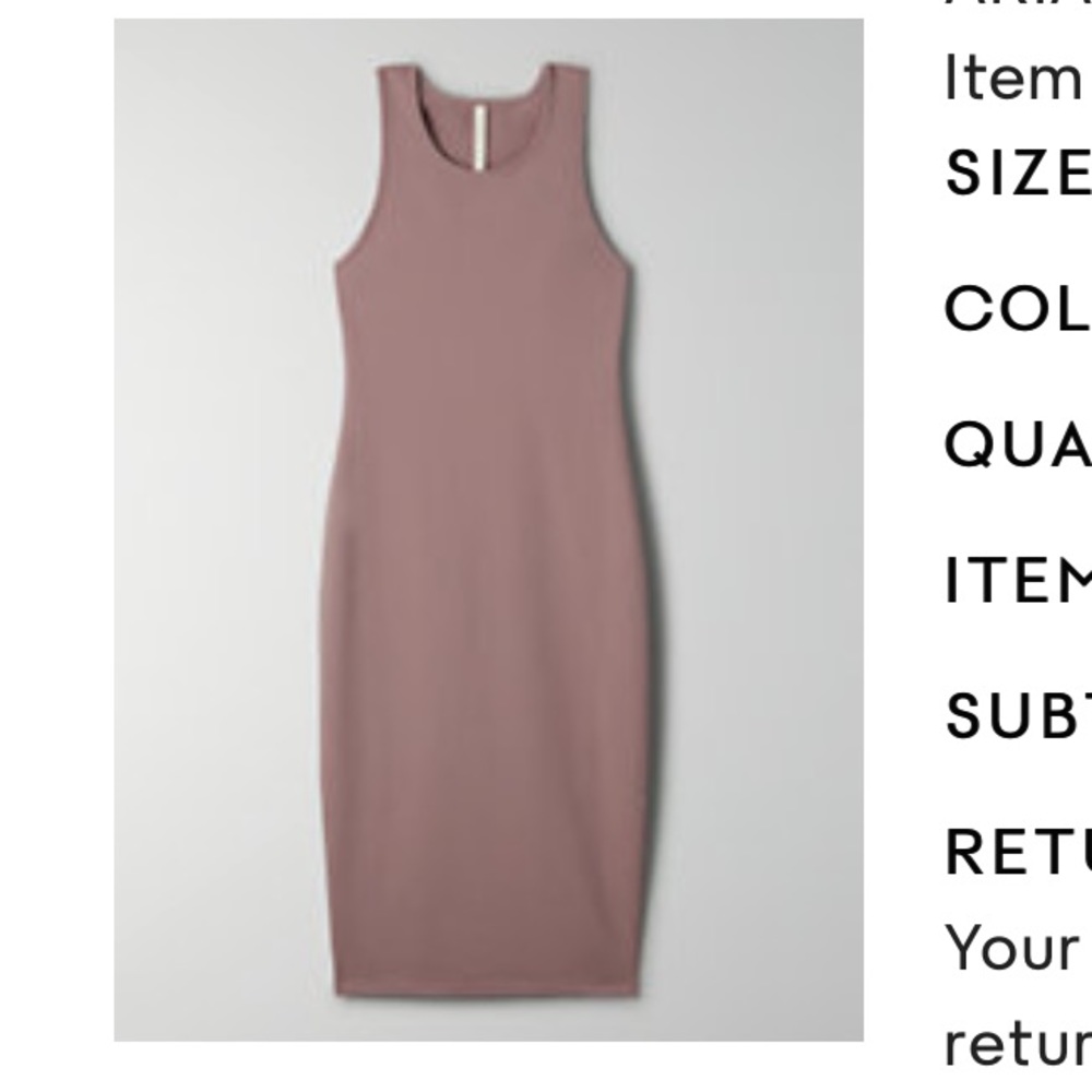 The Group by Babaton Aritzia Ariane dress xxs